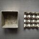 Scandinavian 9-hole brass ashtray 1970/1980