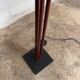 Halogen Red Black floor lamp, Italy, 1980s