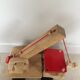 Truck solid wooden crane with lift arm