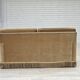 1970s, Danish 2-seater sofa, honey yellow furniture velour.