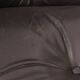 Fauteuil Pollock pour Knoll cuir couleur prune/violet