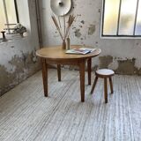 1950s round oak table