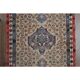 Vintage Turkish Oushak Handmade Wool Cotton Beige Runner Rug  98x284