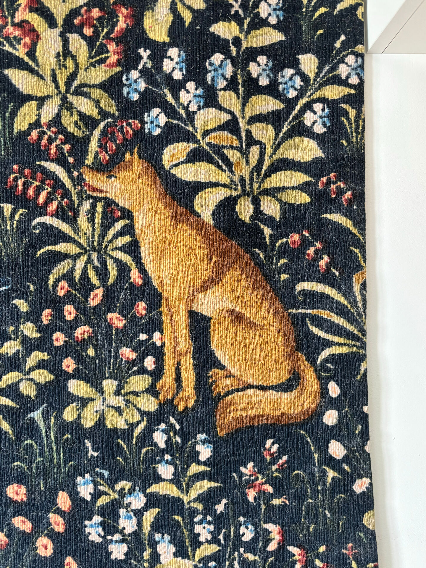 Large tapestry Robert Four Aubusson – Medieval Orchard – 140 x 190 cm