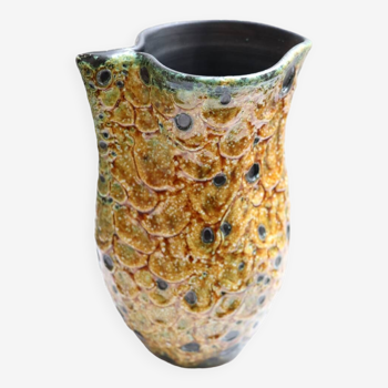Vase pichet vintage en céramique années 70