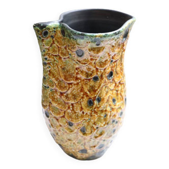 Vase pichet vintage en céramique 70s