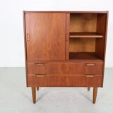 Mid- century modern  teak bookcase, cabinet, 1960 Denmark