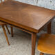 Table à manger pliable extensible moderniste français 