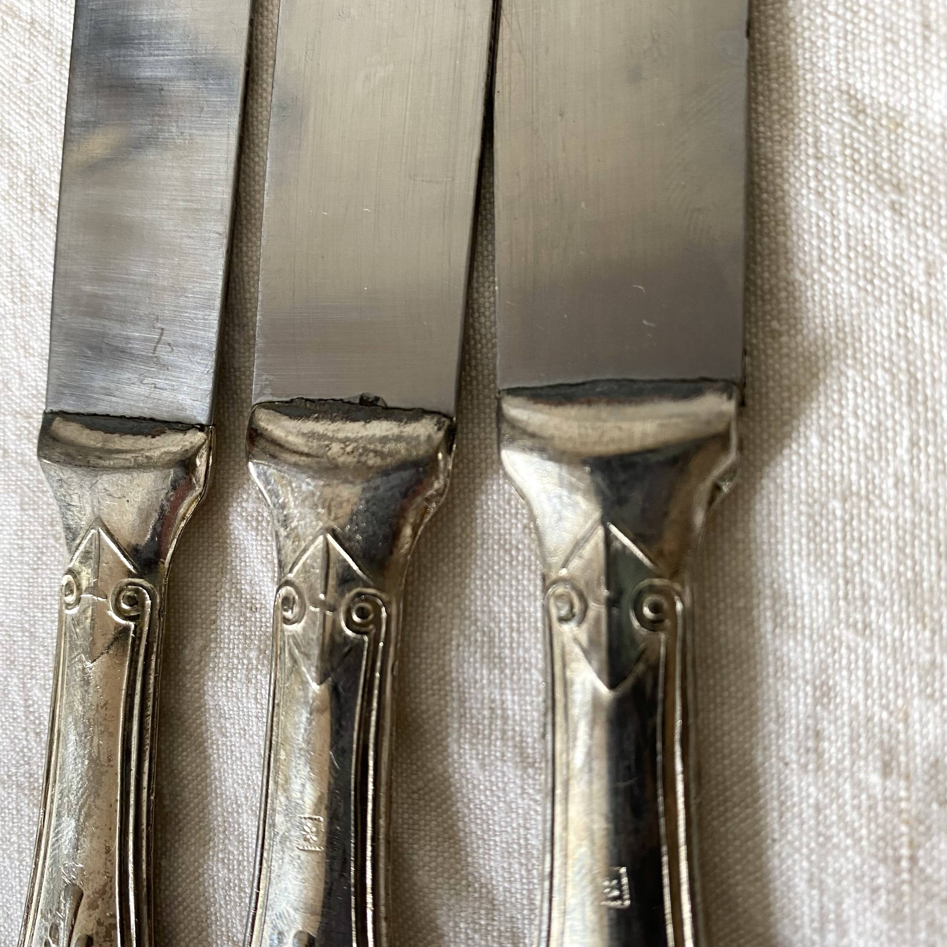 Old style stainless steel cutlery