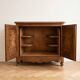 Bar cabinet and screen support in Bressan style made of solid wood.