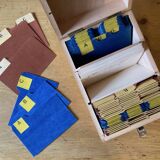 Wooden index card/directory box, 1950s