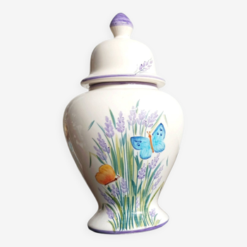 Large Potiche vase with lid