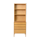 Original 1960s oak bookcase with drawers