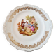 Large serving plate with romantic Frangonard scene with 24 carat gold