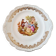 Large serving plate with romantic Frangonard scene with 24 carat gold