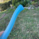 Large Murano vase in turquoise glass – 53 cm – Vintage
