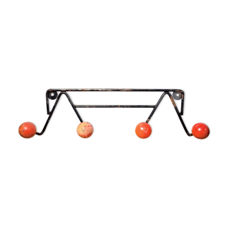 Wall coat rack balls 1960