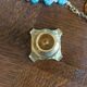 Gold solid brass candle holder