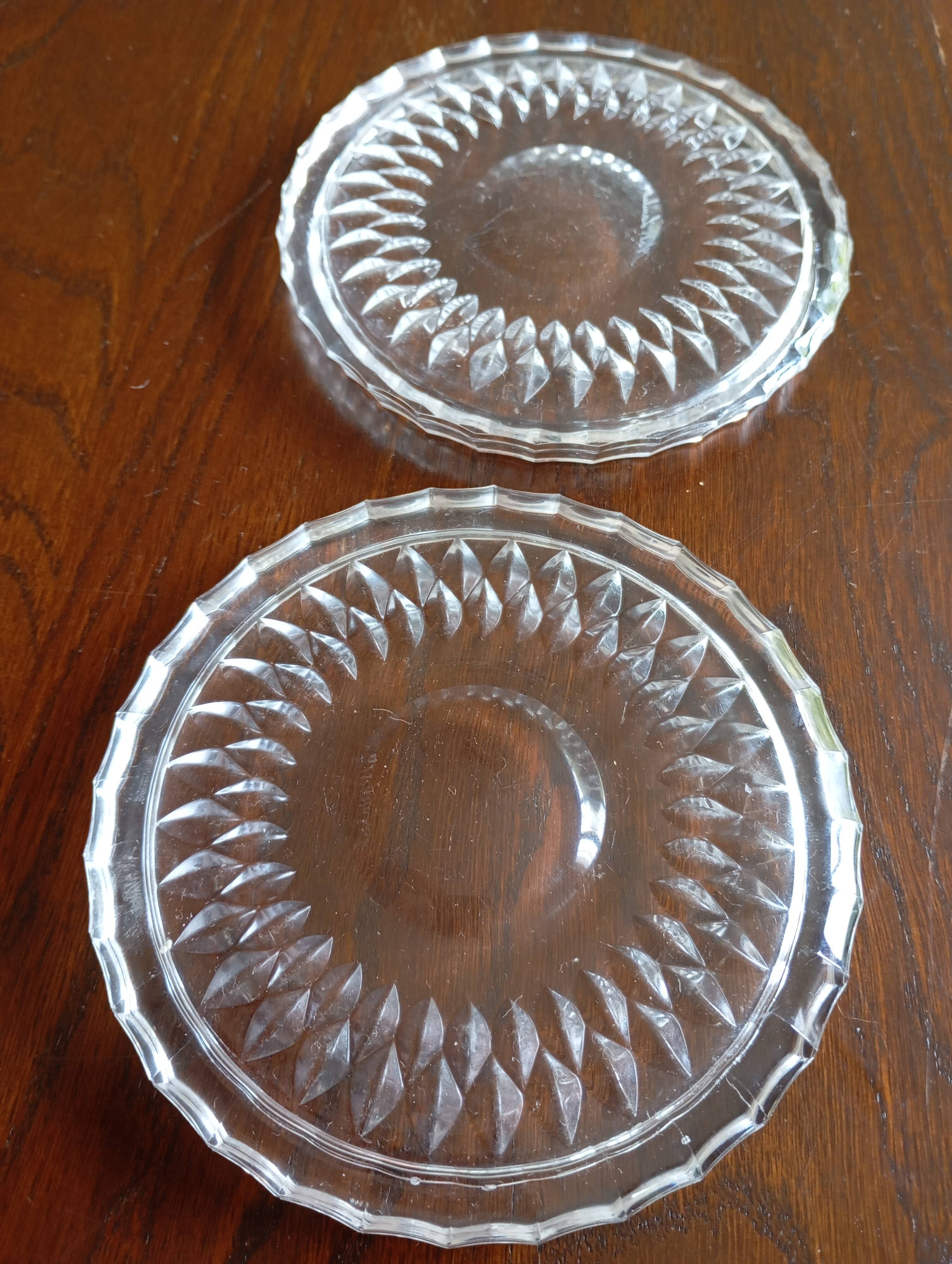 Crystal coaster Val Saint Lambert