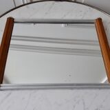 Plateau miroir art déco années 40