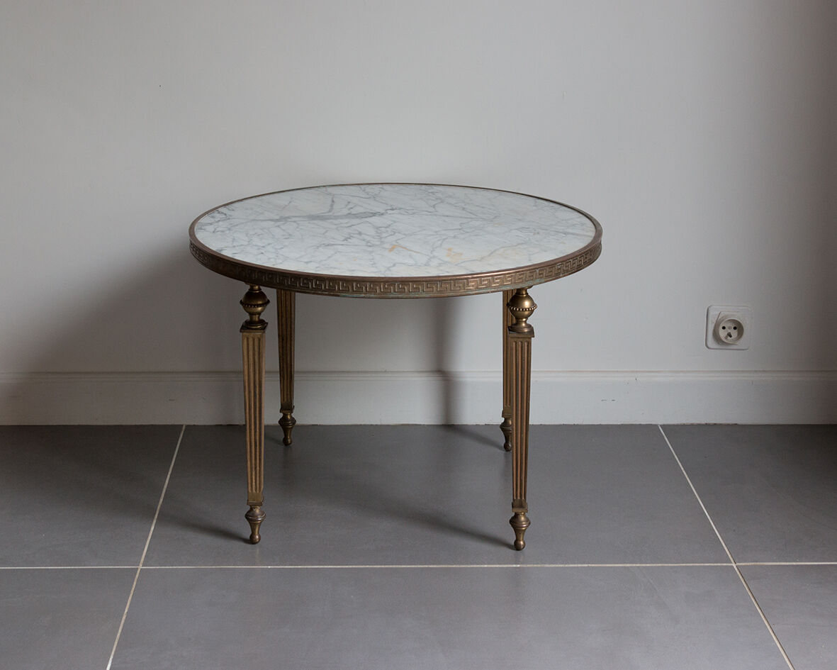 Marble coffee table