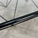 Pyramidal coffee table in steel wire and glass in the style of Piva