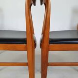 Set of 6 Scandinavian chairs from the 60s