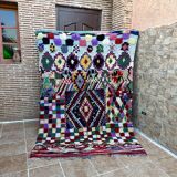 Unique Moroccan Rug - Vintage Art Deco Rug - The Moroccan Rug