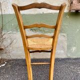 Straw country chair