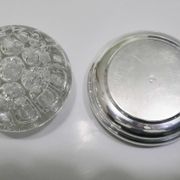 Pique flowers or wears silver metal pen Christofle Gallia