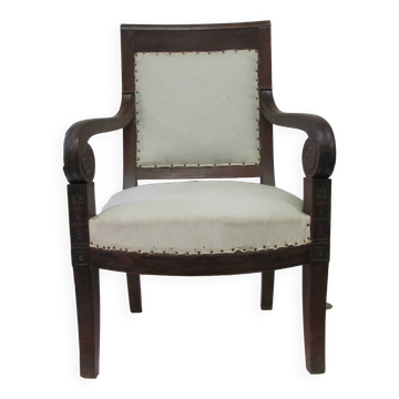 Antique armchair from the 19th century.