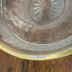 Antique crystal salad bowl