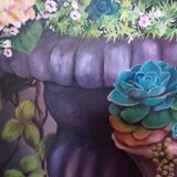 Painting on cotton canvas frame 116 cm / 73 cm