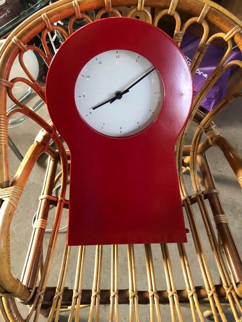 Horloge, vintage ikea ps Rouge