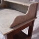 Table de toilette ancienne avec plateau marbre