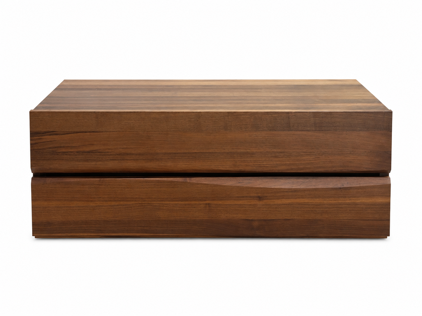 Low teak cabinet with 1 door