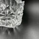 Square crystal ashtray