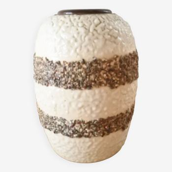 Vase texturé