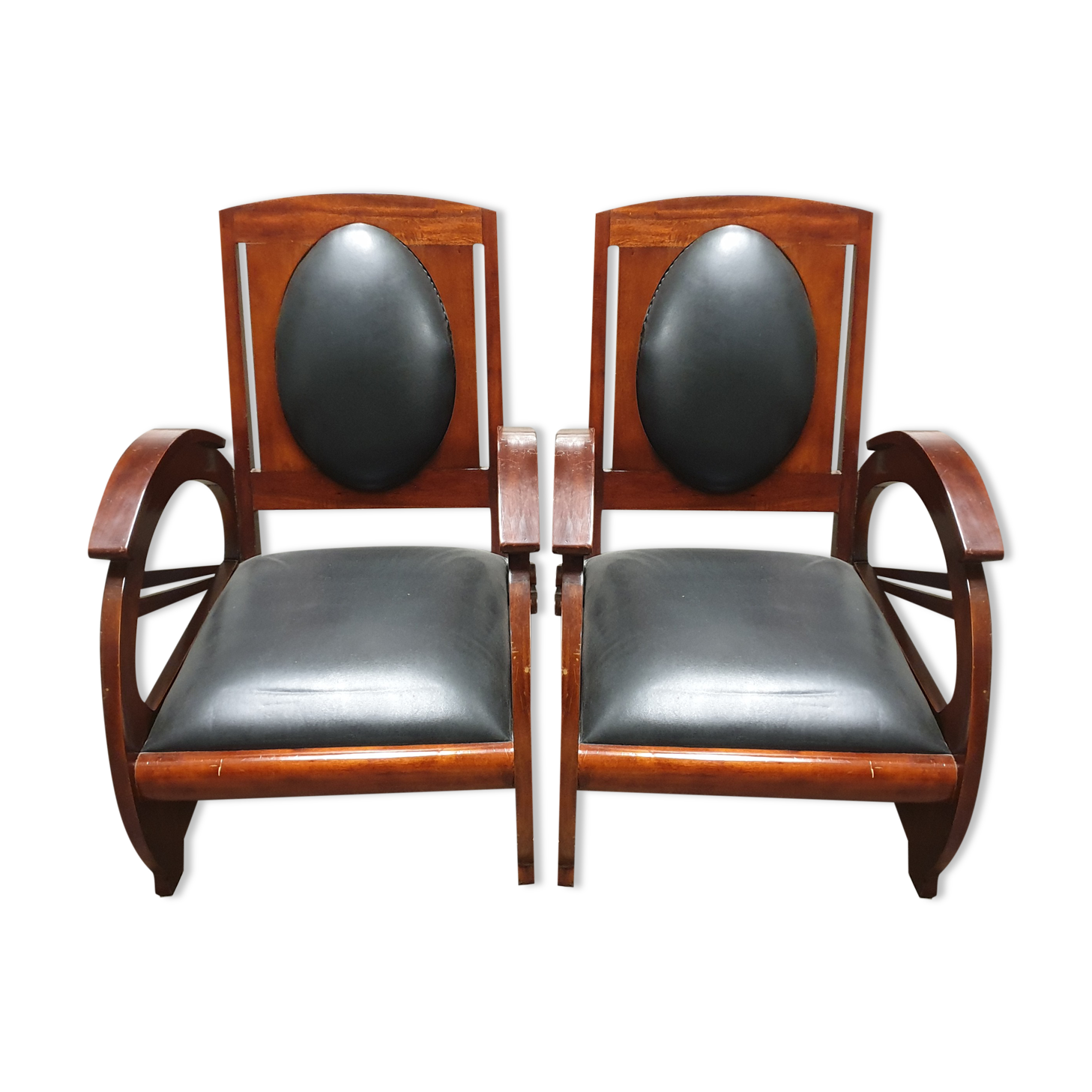 Pair of chairs desing boat
