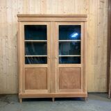 Vintage oak display case, removable