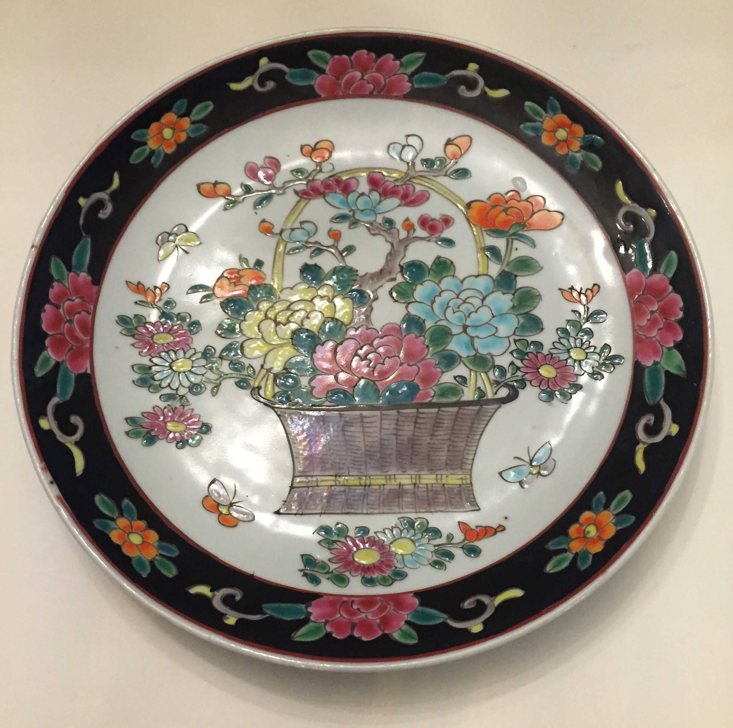 China earthenware plate