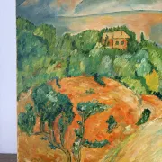 Route of the St Victoire Mountain, oil on canvas