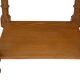 Nightstand in marked pine and marble, 37x81cm, 1940s, Art Deco, Gallé