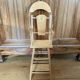 Chaise haute de poupée époque XXe transformable en YOUPALA (livrable)