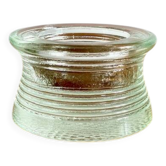 Vintage glass paperweight tray