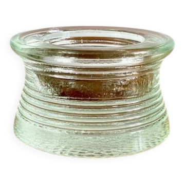 Vintage glass paperweight tray