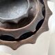 Brutalist wooden dishes, Savoyard popular art.