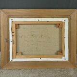 Painting “Under the Snow”, signed J.J Duboc – 1980