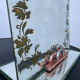 Art Deco engraved tabletop mirror