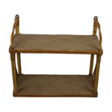 Rattan shelf